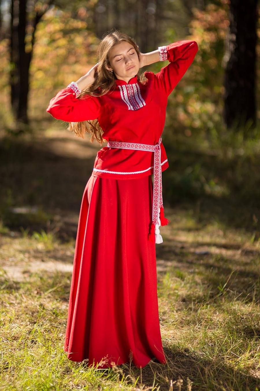Underwear Women in Slavic costumes in Majuro