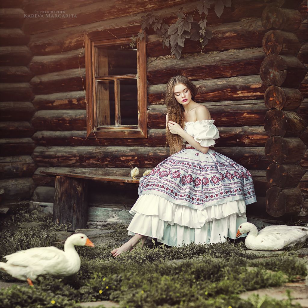 Women in Slavic costumes in Majuro