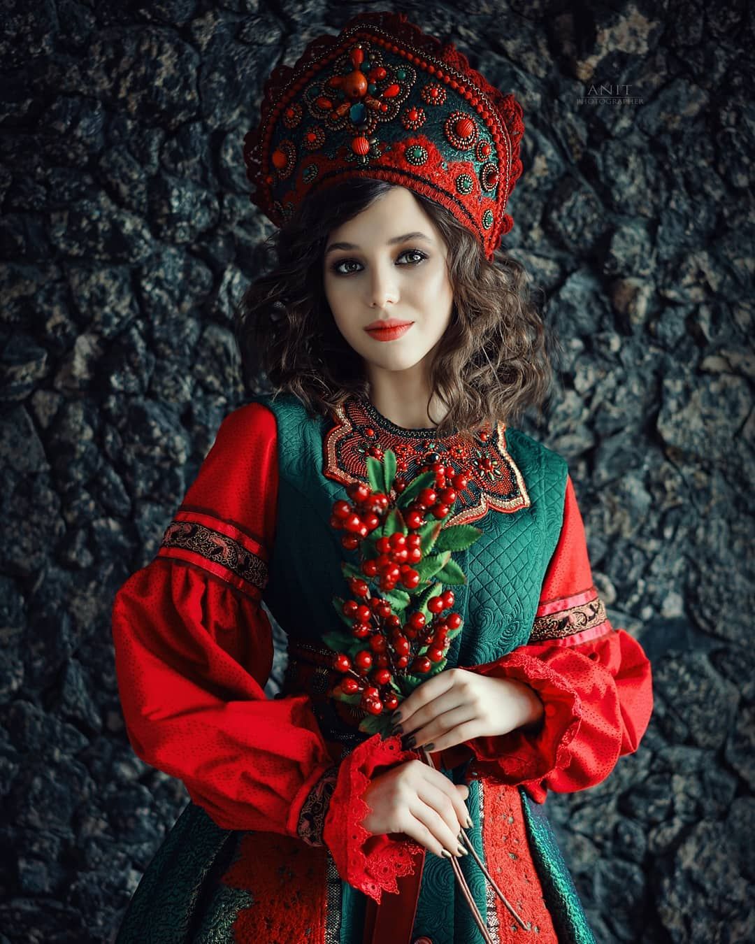 Nude girl Women in Slavic costumes in Majuro